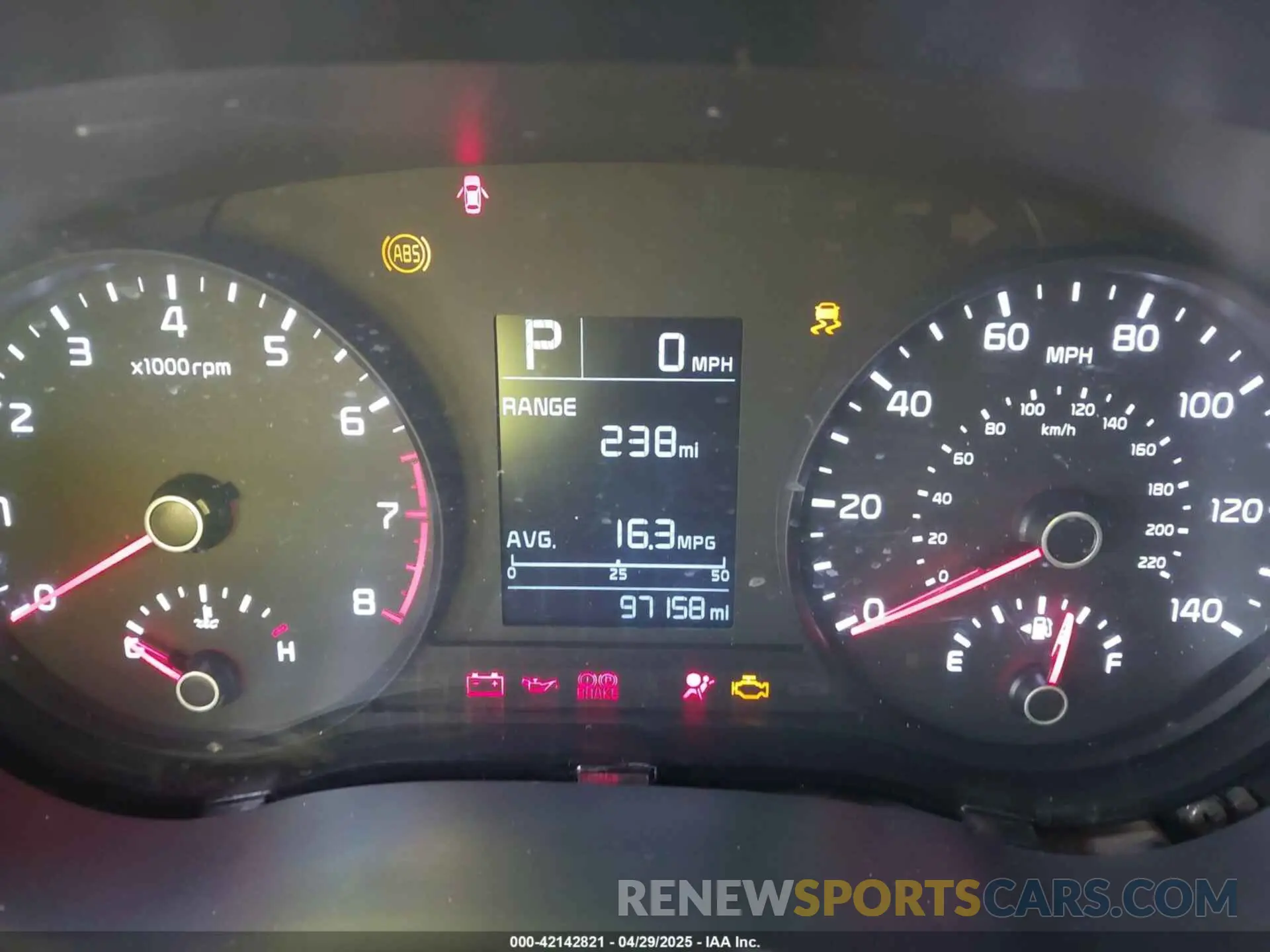 7 Photograph of a damaged car 3KPA24AB1KE179729 KIA RIO 2019