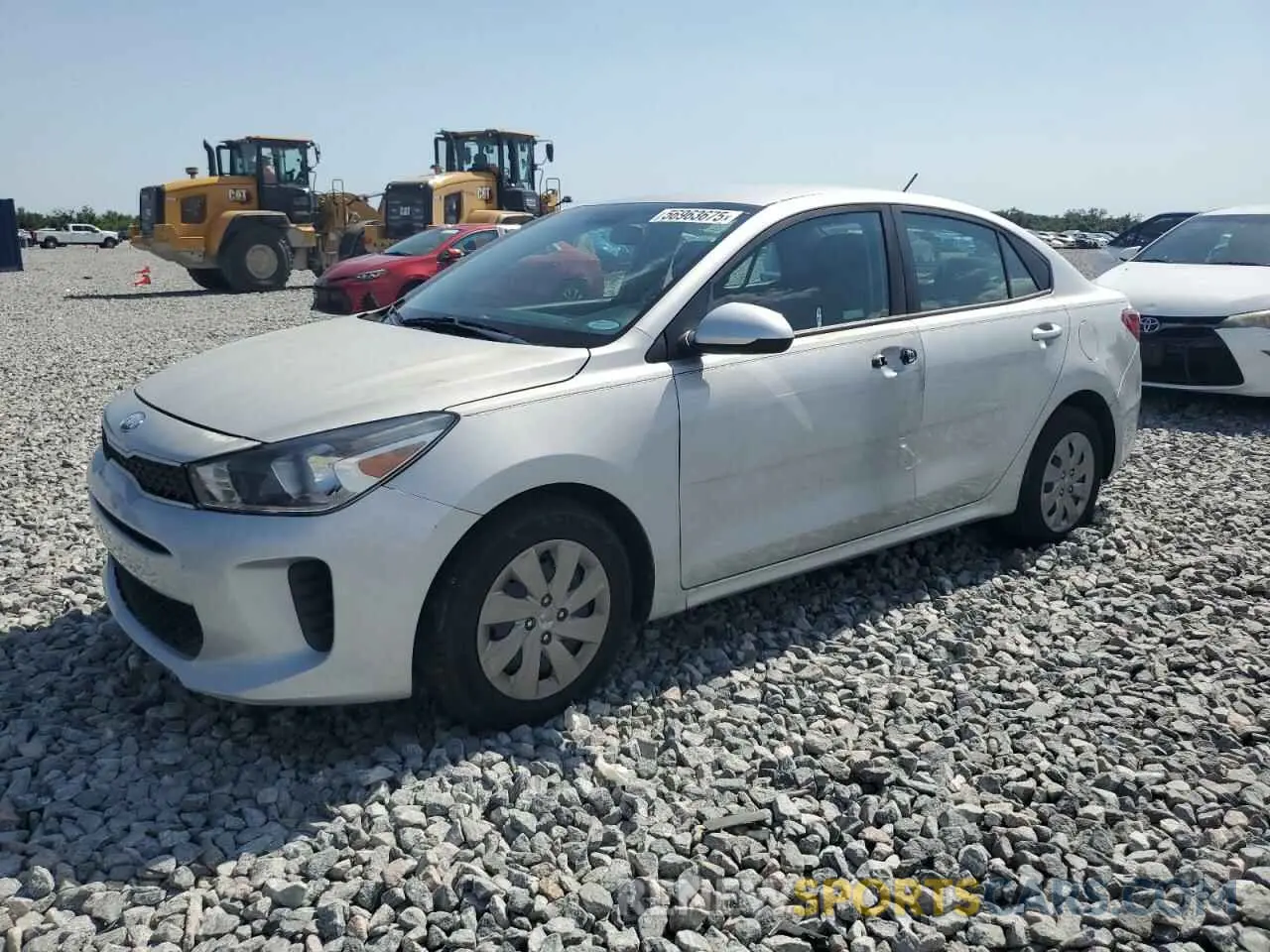 1 Photograph of a damaged car 3KPA24AB1KE182937 KIA RIO 2019
