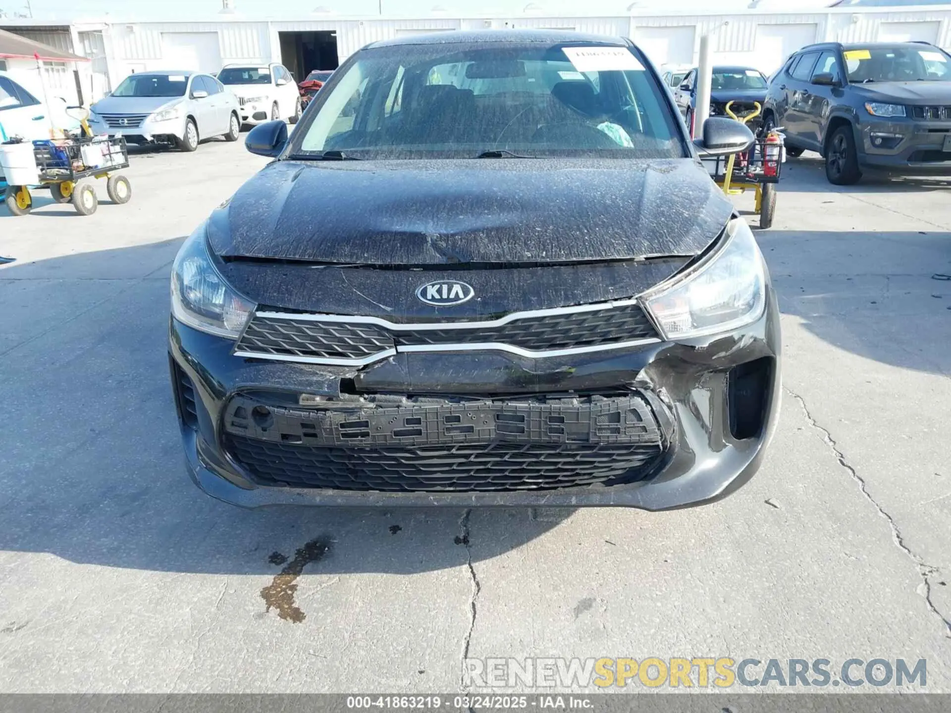 12 Photograph of a damaged car 3KPA24AB1KE198006 KIA RIO 2019