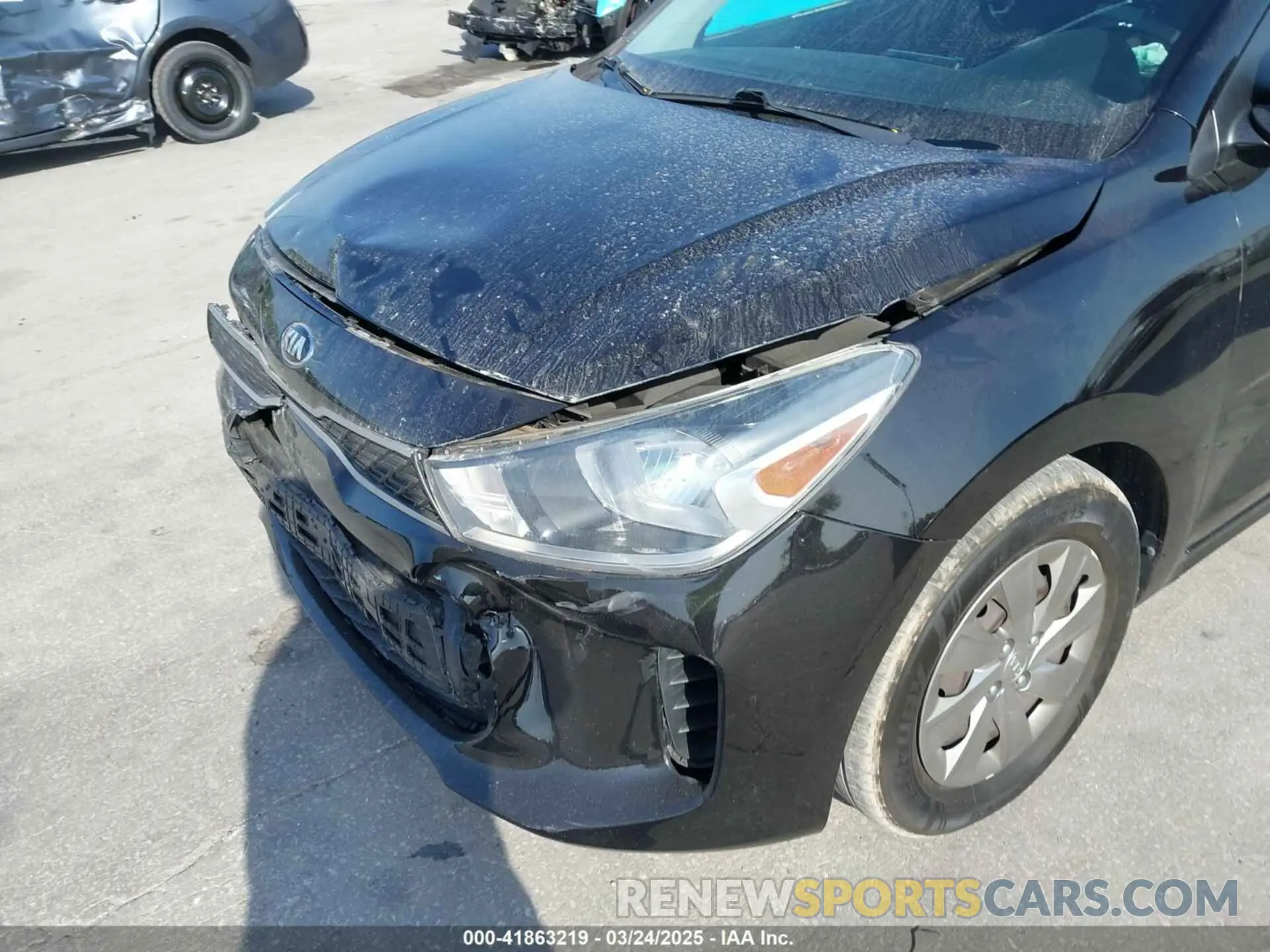 6 Photograph of a damaged car 3KPA24AB1KE198006 KIA RIO 2019