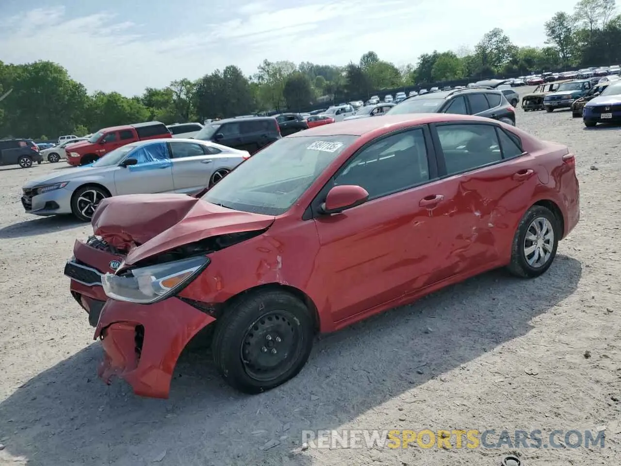 1 Photograph of a damaged car 3KPA24AB1KE200725 KIA RIO 2019