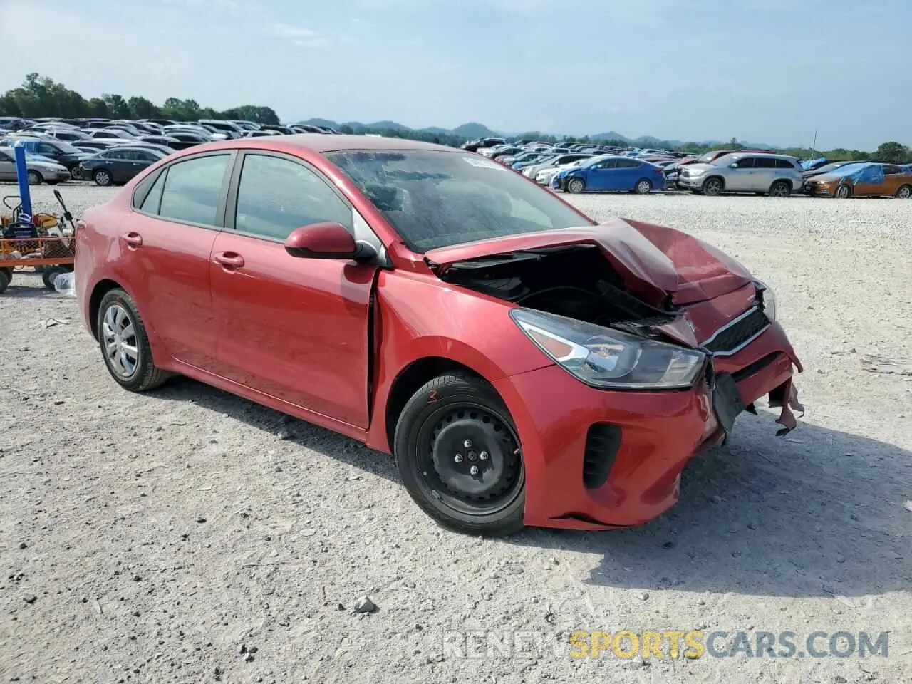 4 Photograph of a damaged car 3KPA24AB1KE200725 KIA RIO 2019