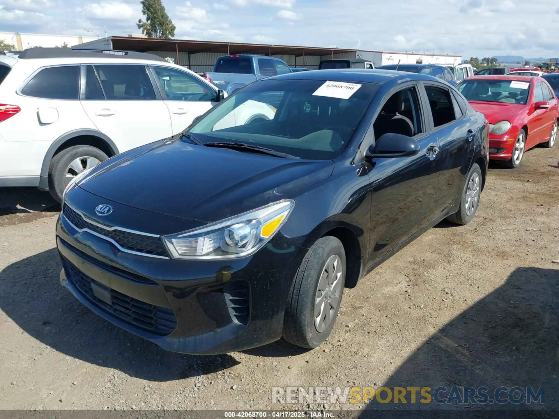2 Photograph of a damaged car 3KPA24AB1KE201390 KIA RIO 2019