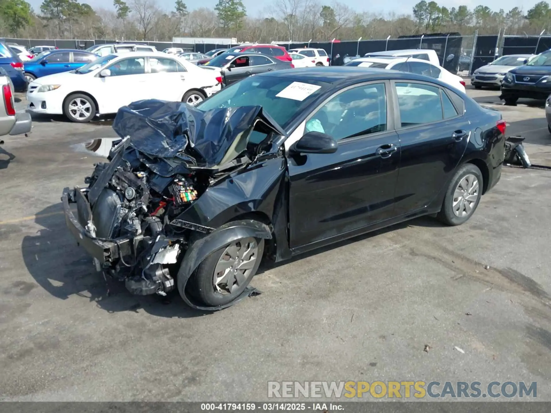 2 Photograph of a damaged car 3KPA24AB1KE210638 KIA RIO 2019