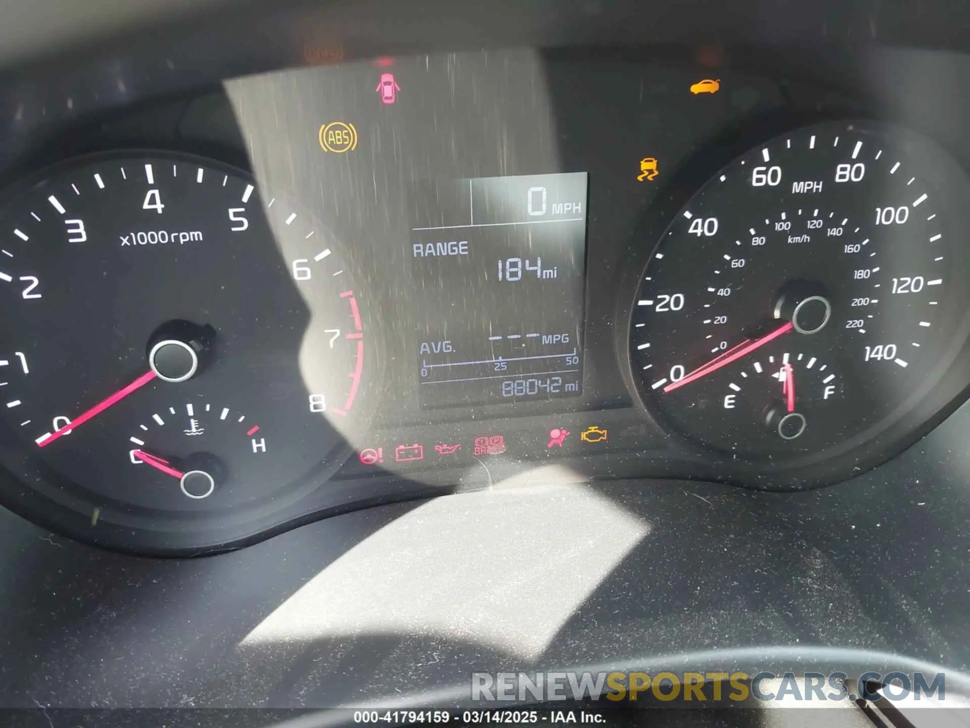 7 Photograph of a damaged car 3KPA24AB1KE210638 KIA RIO 2019