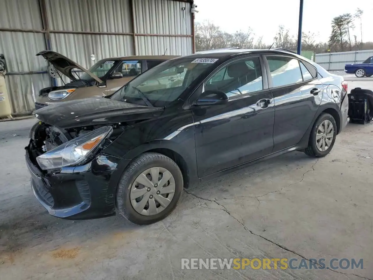 1 Photograph of a damaged car 3KPA24AB1KE221221 KIA RIO 2019