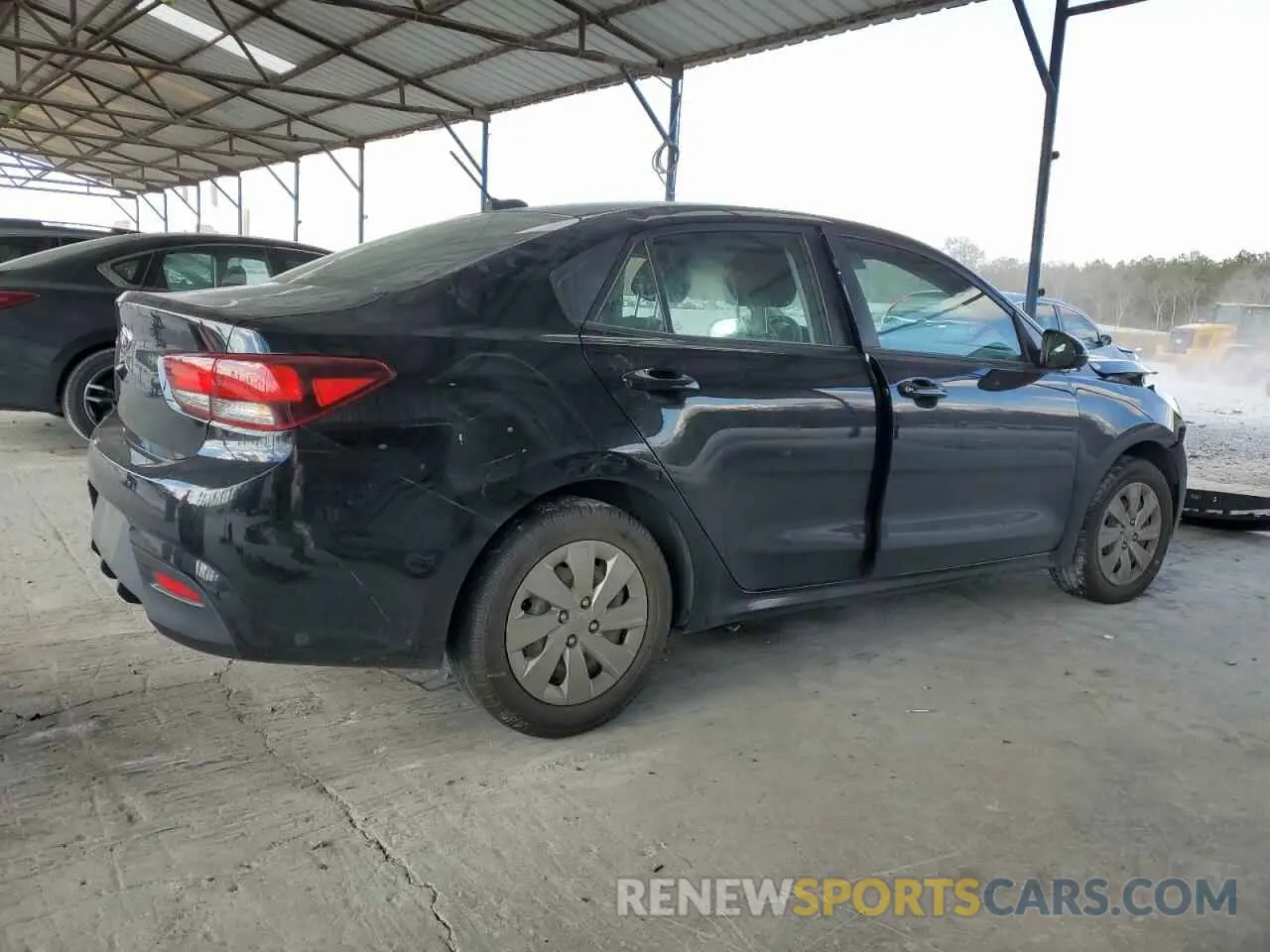 3 Photograph of a damaged car 3KPA24AB1KE221221 KIA RIO 2019