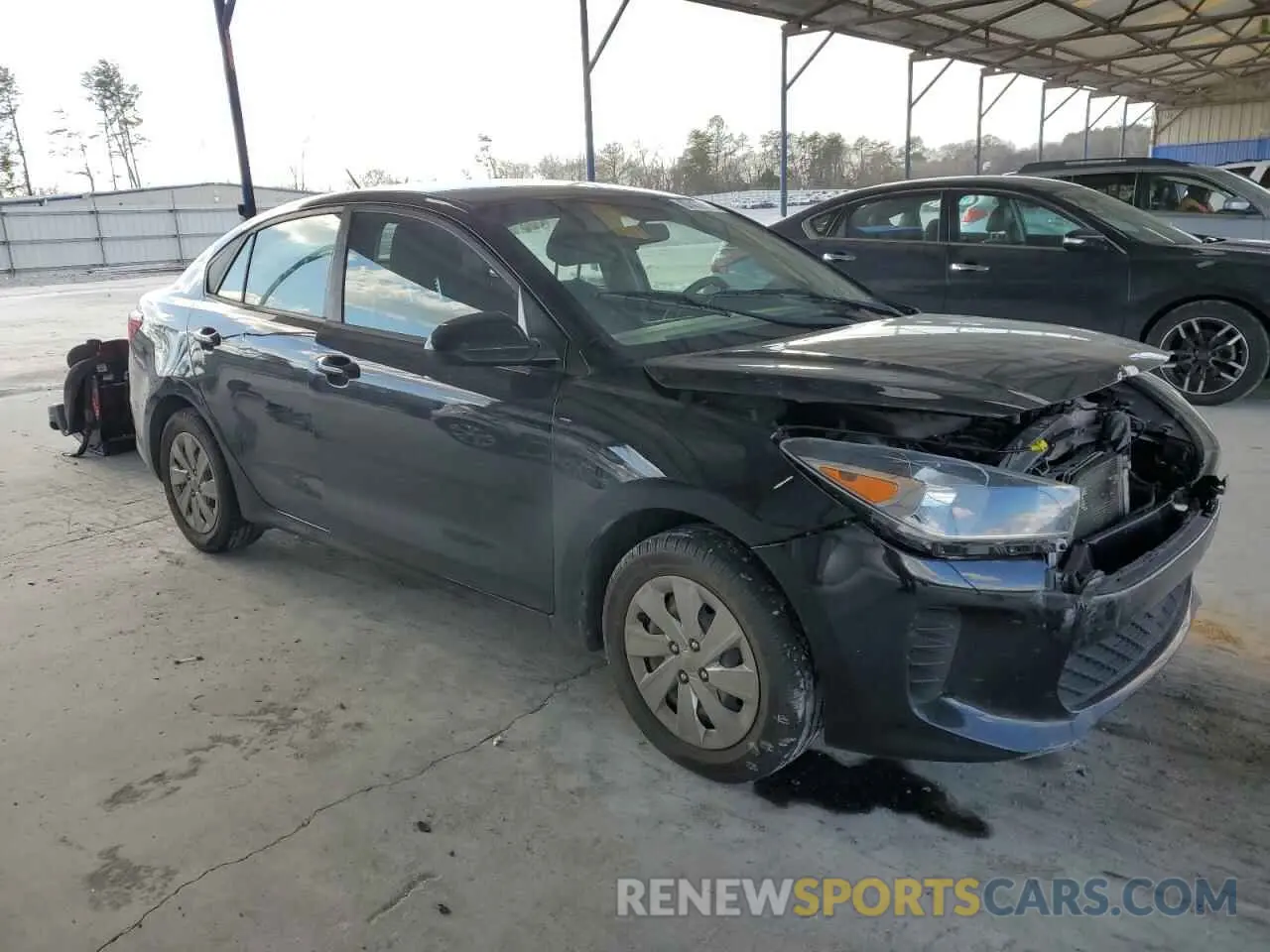 4 Photograph of a damaged car 3KPA24AB1KE221221 KIA RIO 2019