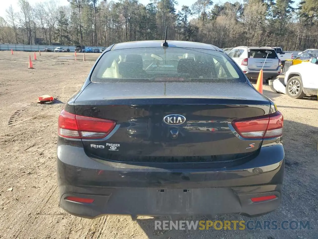 6 Photograph of a damaged car 3KPA24AB1KE227889 KIA RIO 2019