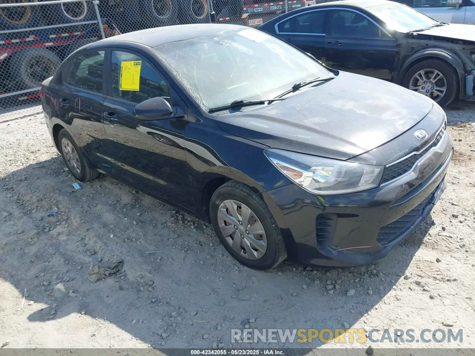 1 Photograph of a damaged car 3KPA24AB1KE252274 KIA RIO 2019