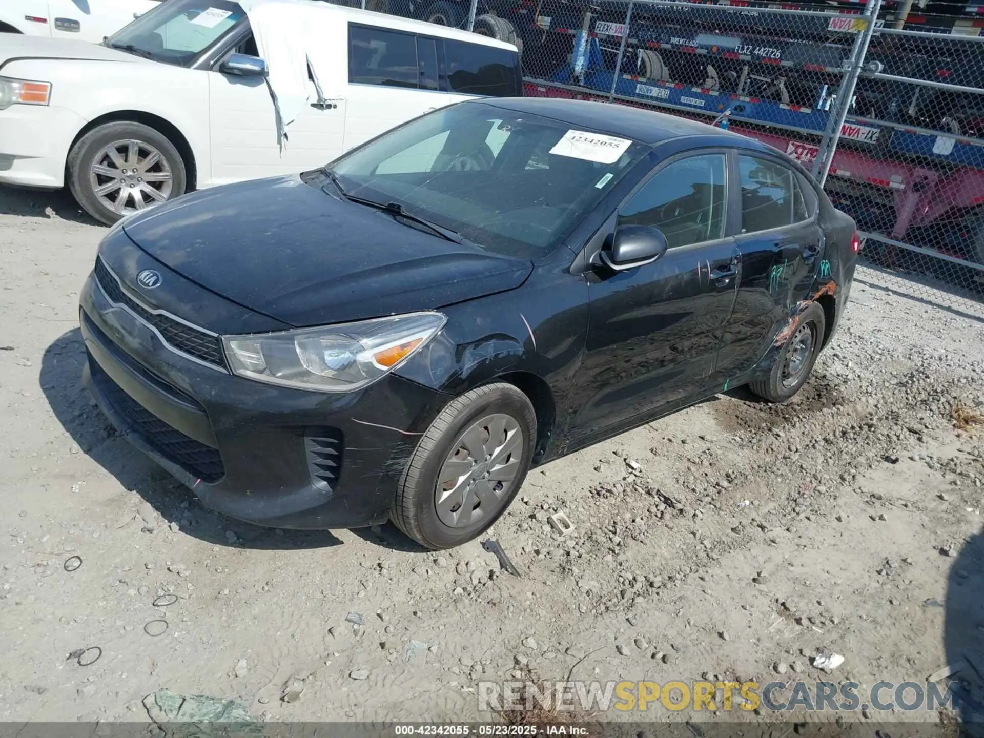 2 Photograph of a damaged car 3KPA24AB1KE252274 KIA RIO 2019