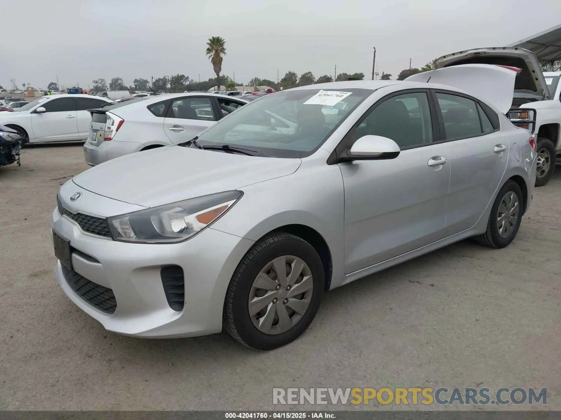 2 Photograph of a damaged car 3KPA24AB2KE164642 KIA RIO 2019