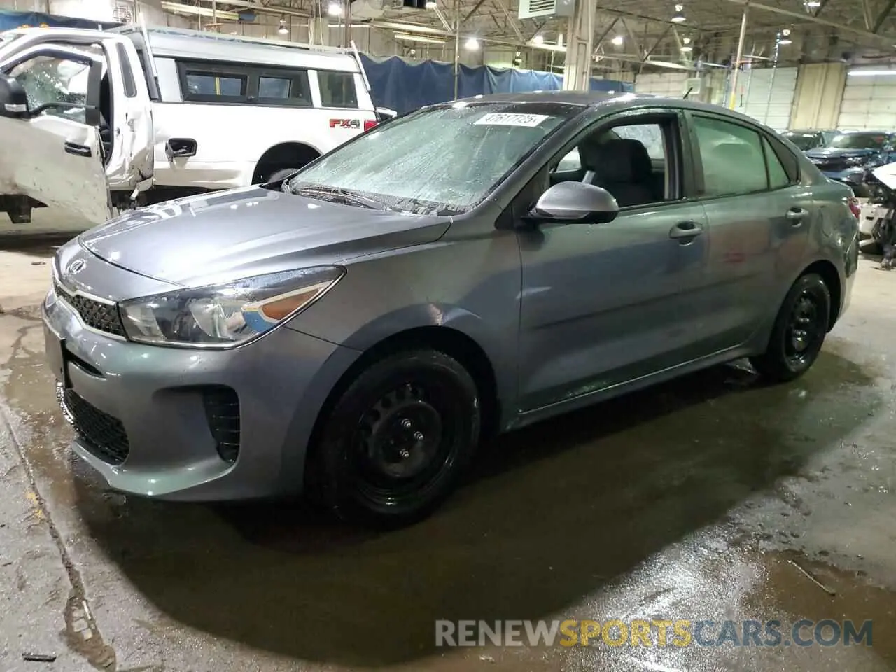 1 Photograph of a damaged car 3KPA24AB2KE179125 KIA RIO 2019