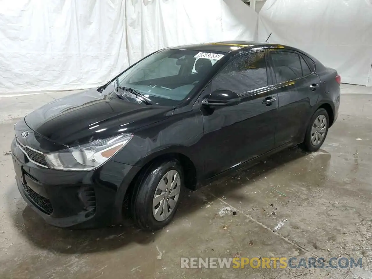 1 Photograph of a damaged car 3KPA24AB2KE184812 KIA RIO 2019