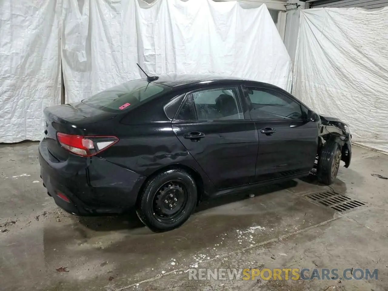 3 Photograph of a damaged car 3KPA24AB2KE184812 KIA RIO 2019