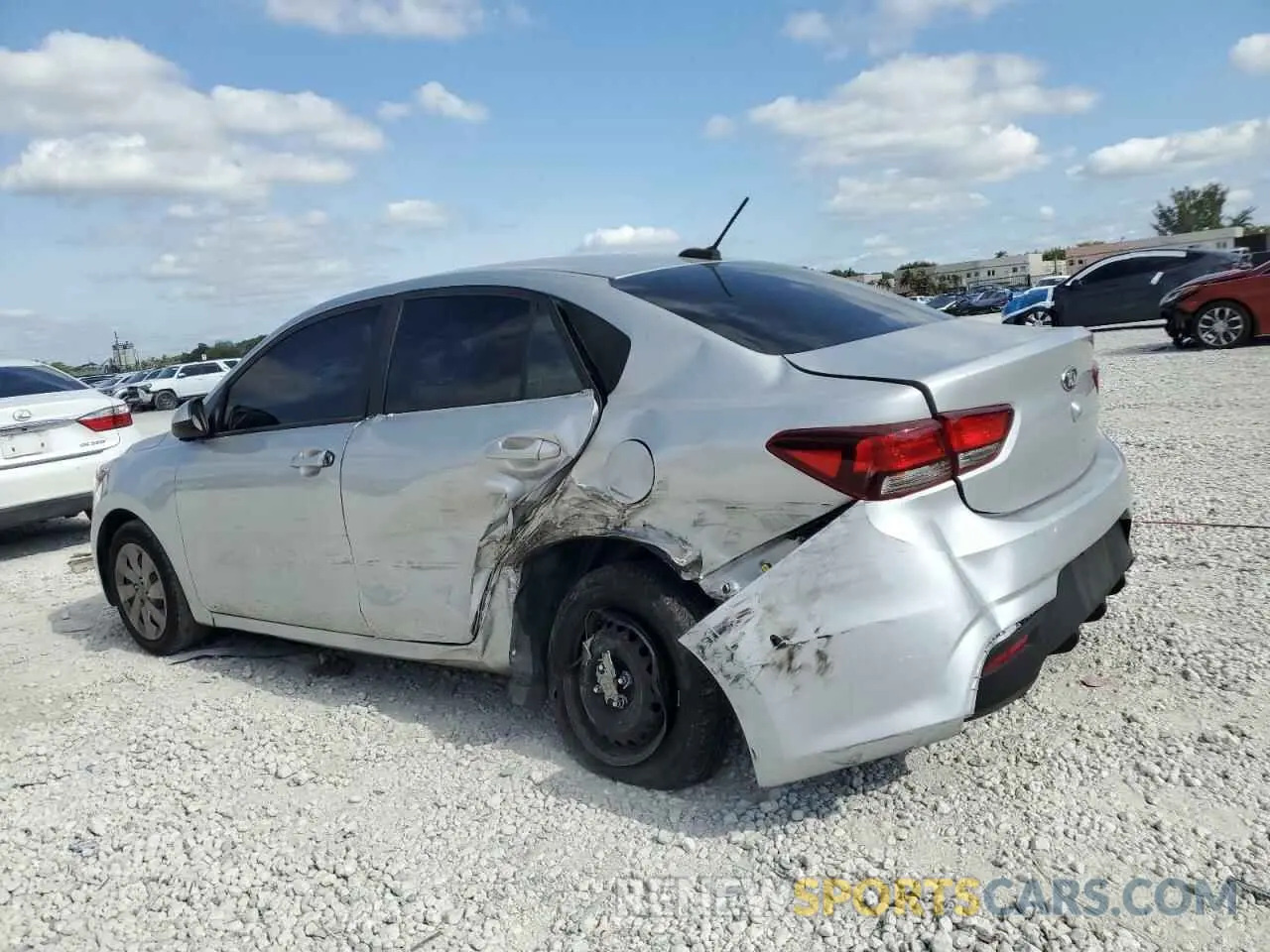 2 Photograph of a damaged car 3KPA24AB2KE187919 KIA RIO 2019