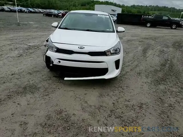 13 Photograph of a damaged car 3KPA24AB2KE204525 KIA RIO 2019