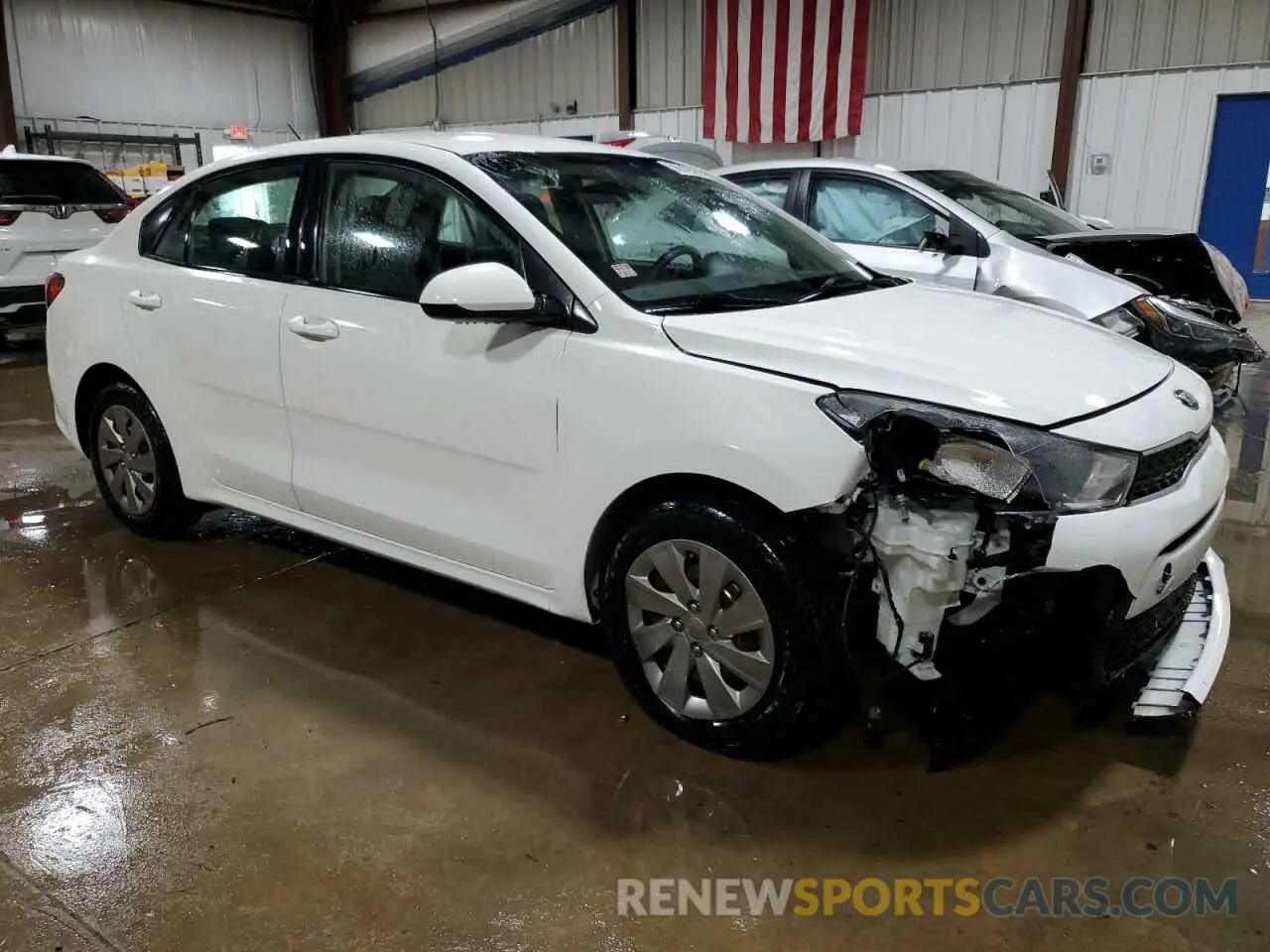 4 Photograph of a damaged car 3KPA24AB2KE204525 KIA RIO 2019