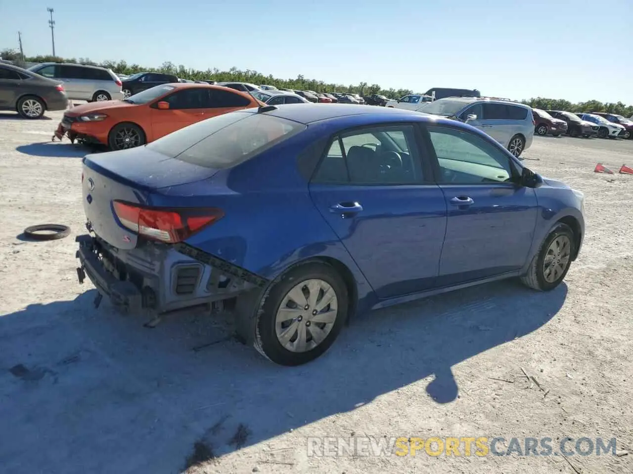 3 Photograph of a damaged car 3KPA24AB2KE207571 KIA RIO 2019