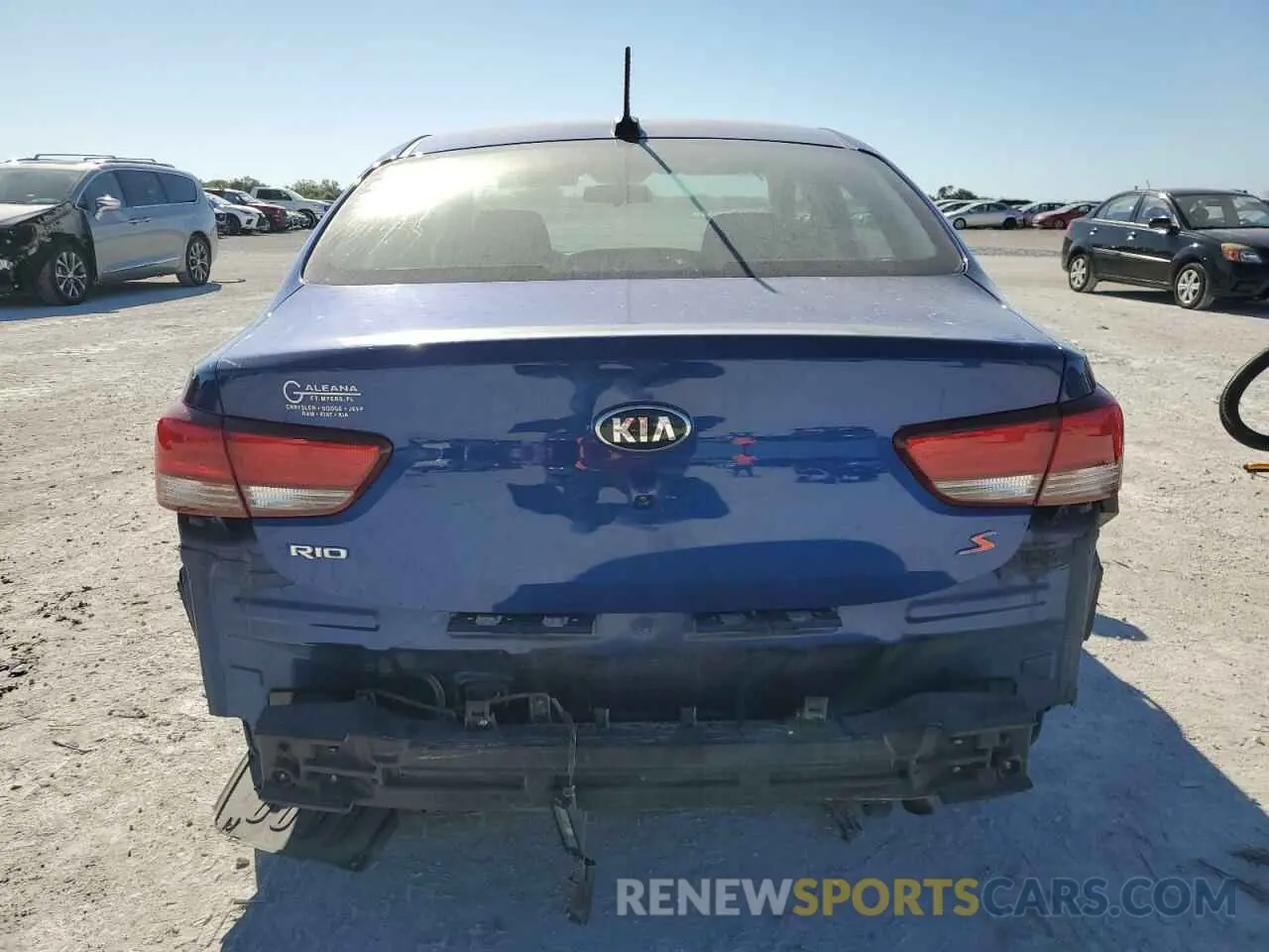 6 Photograph of a damaged car 3KPA24AB2KE207571 KIA RIO 2019