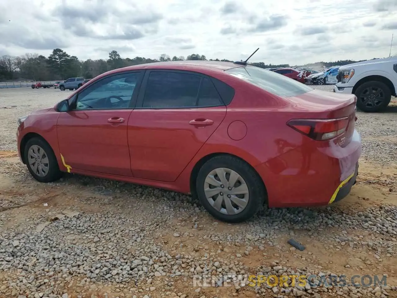 2 Photograph of a damaged car 3KPA24AB2KE210194 KIA RIO 2019