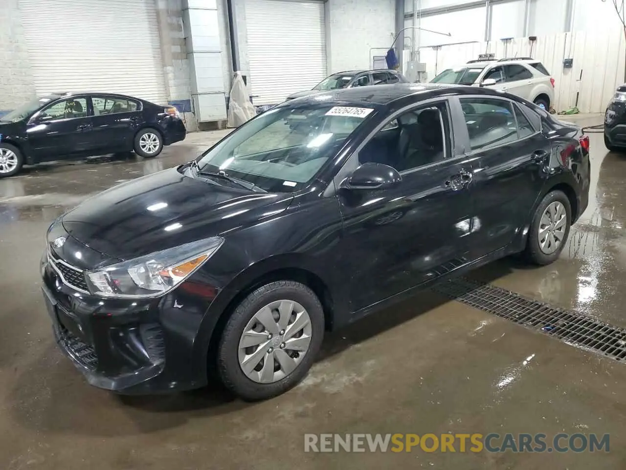 1 Photograph of a damaged car 3KPA24AB2KE214200 KIA RIO 2019