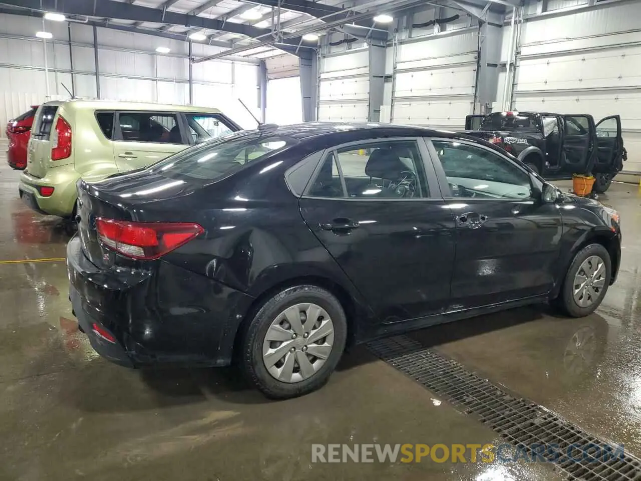 3 Photograph of a damaged car 3KPA24AB2KE214200 KIA RIO 2019