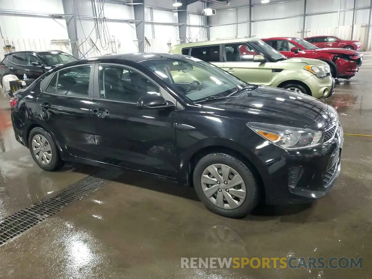 4 Photograph of a damaged car 3KPA24AB2KE214200 KIA RIO 2019