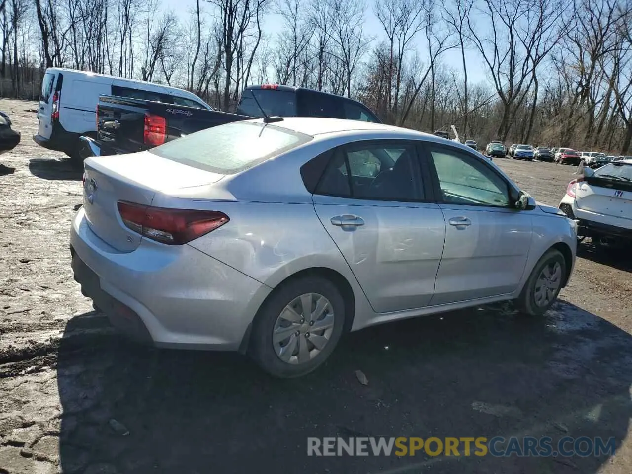 3 Photograph of a damaged car 3KPA24AB2KE217730 KIA RIO 2019