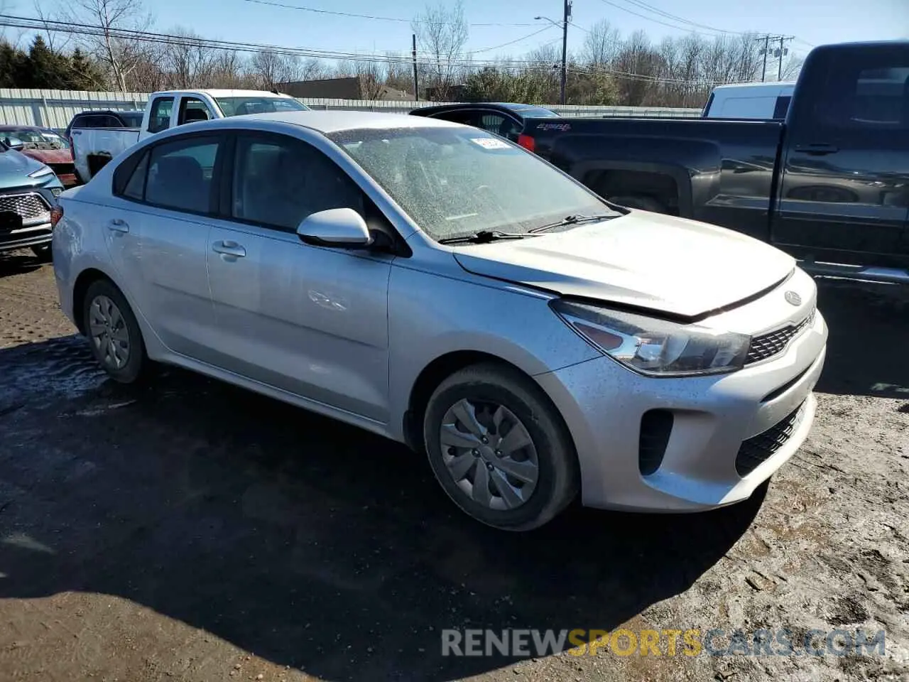 4 Photograph of a damaged car 3KPA24AB2KE217730 KIA RIO 2019