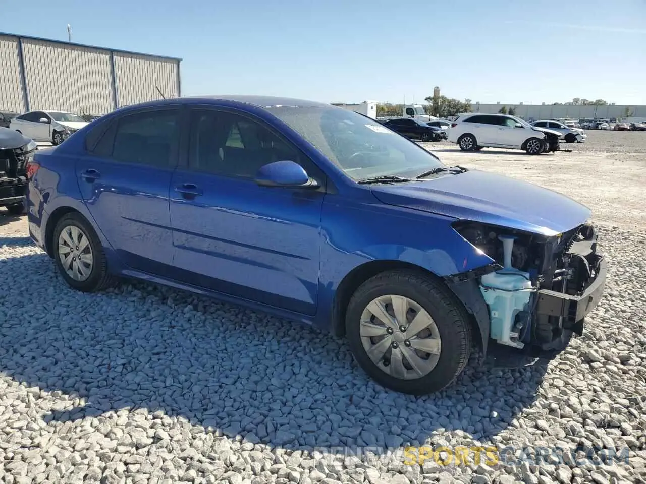 4 Photograph of a damaged car 3KPA24AB2KE217985 KIA RIO 2019