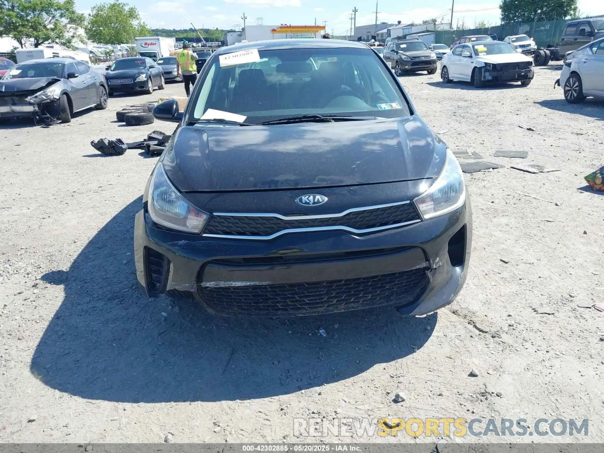 6 Photograph of a damaged car 3KPA24AB2KE218442 KIA RIO 2019