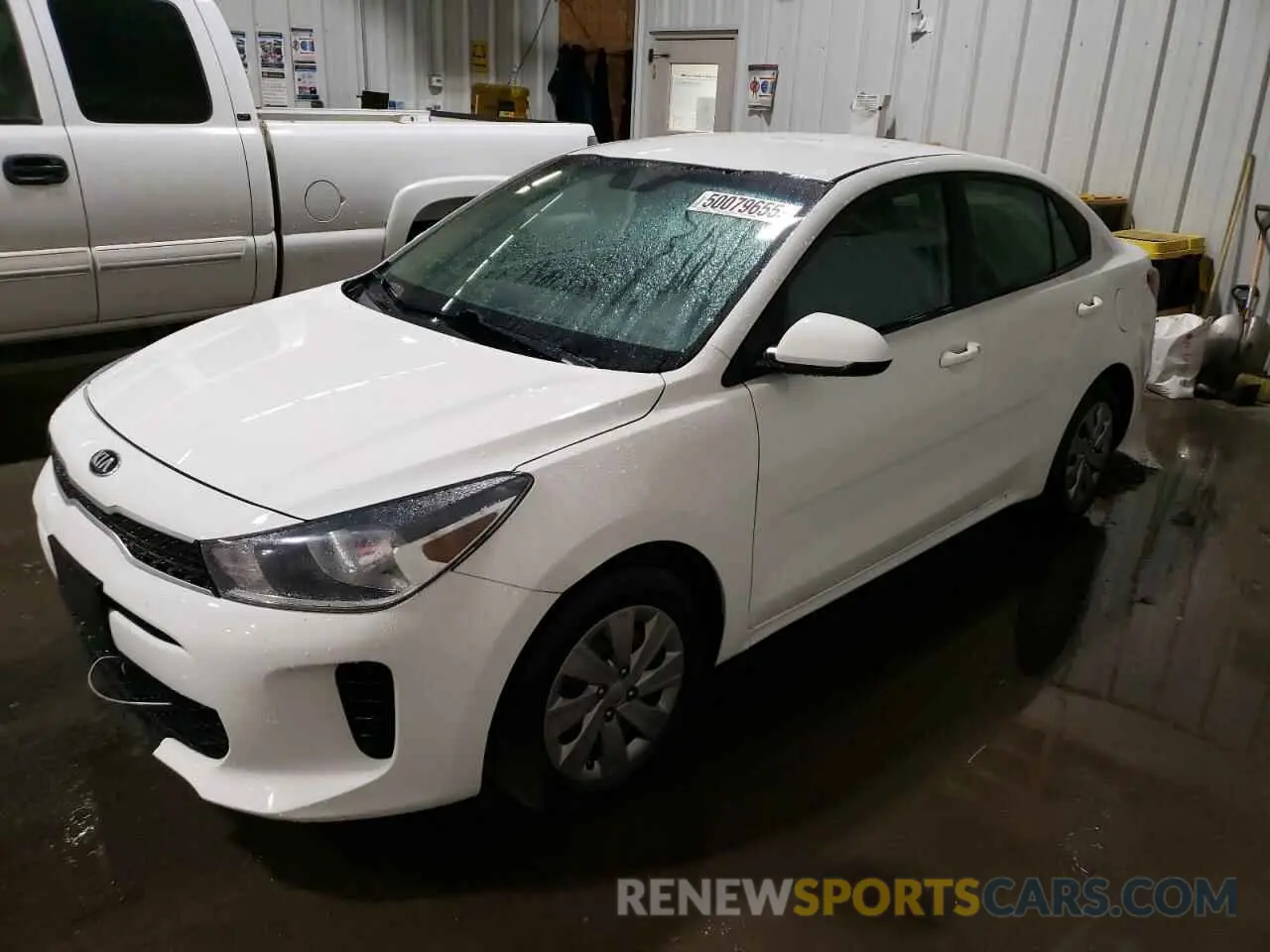 1 Photograph of a damaged car 3KPA24AB2KE227240 KIA RIO 2019