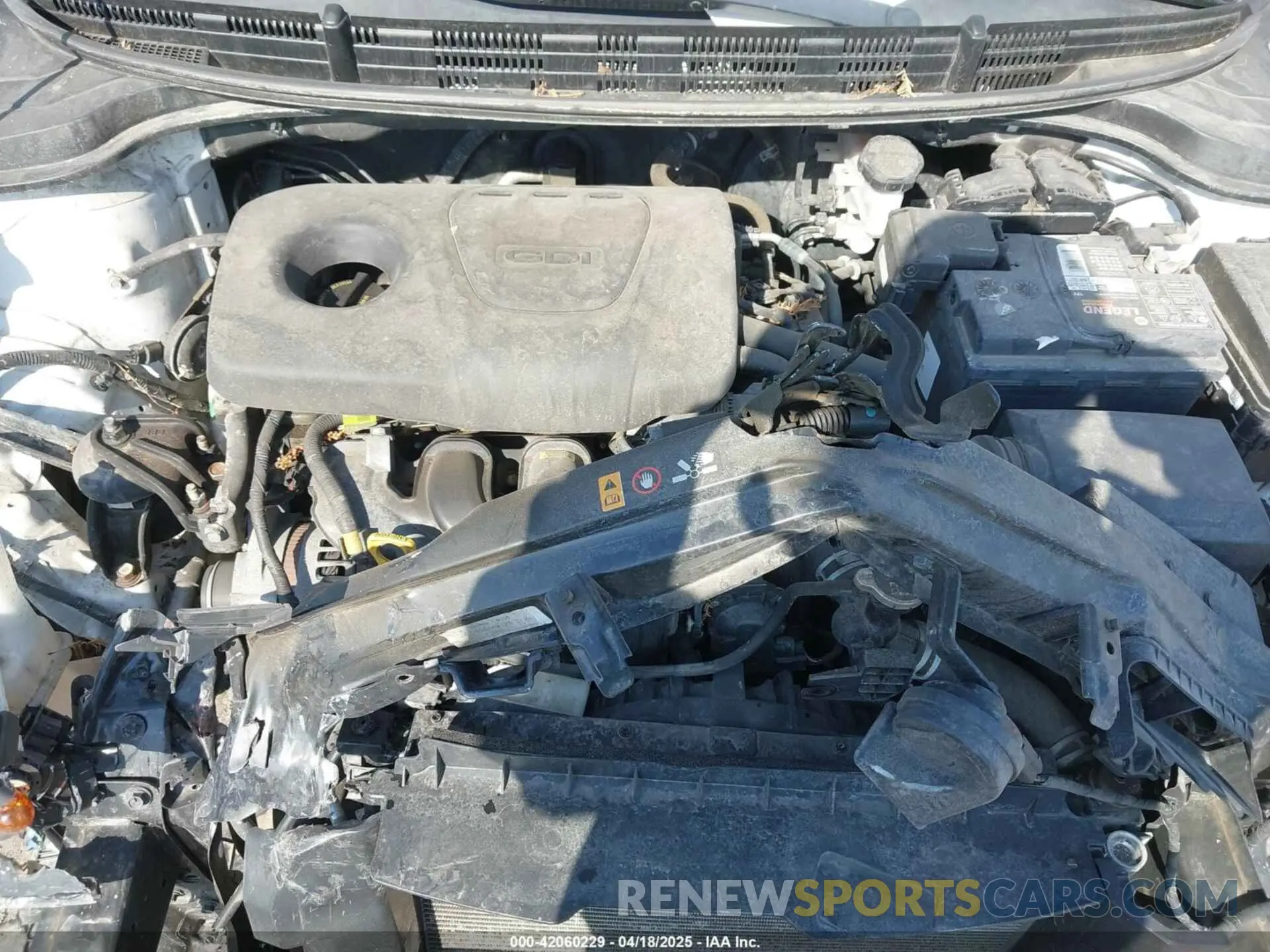 10 Photograph of a damaged car 3KPA24AB2KE241607 KIA RIO 2019