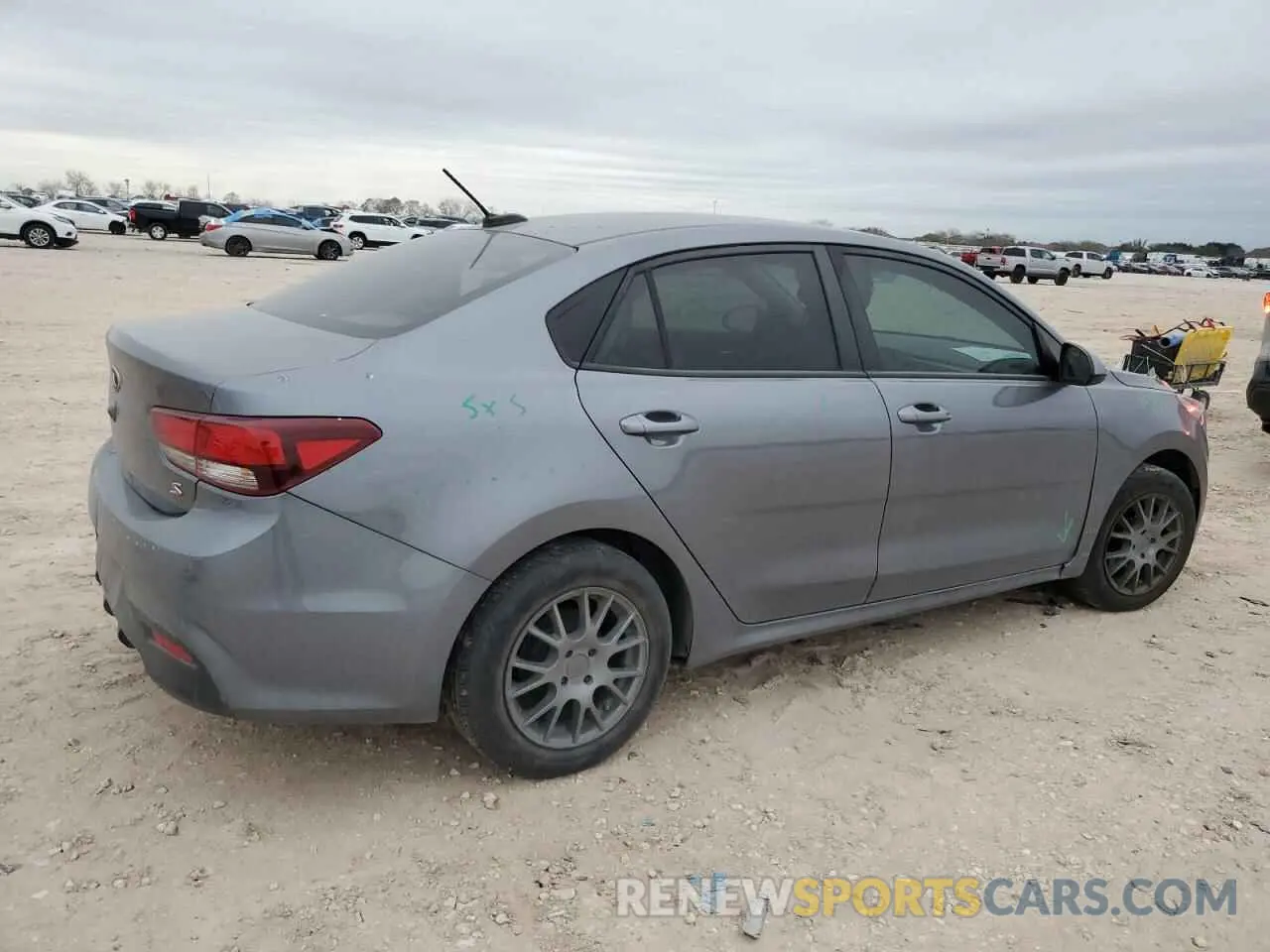 3 Photograph of a damaged car 3KPA24AB2KE249741 KIA RIO 2019