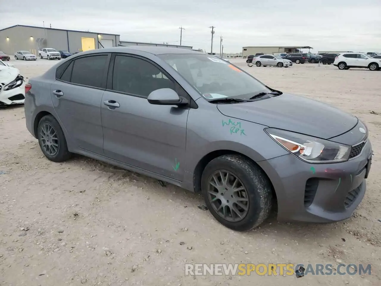 4 Photograph of a damaged car 3KPA24AB2KE249741 KIA RIO 2019