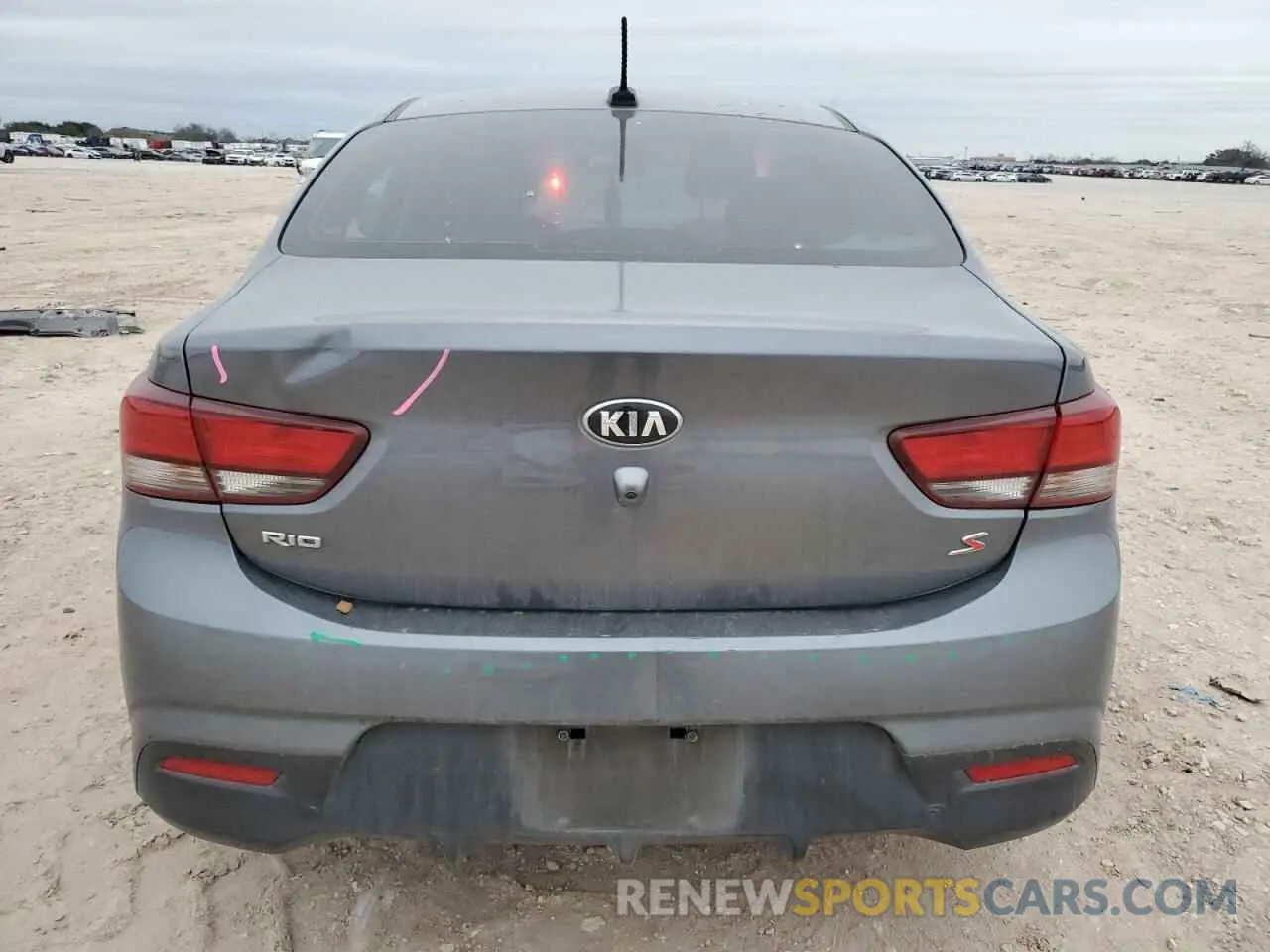 6 Photograph of a damaged car 3KPA24AB2KE249741 KIA RIO 2019