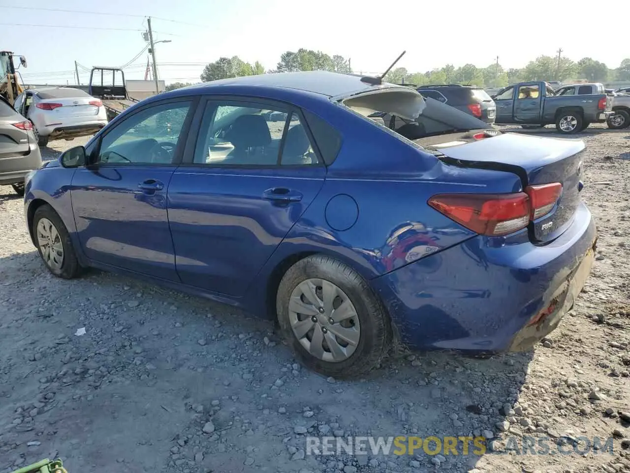 2 Photograph of a damaged car 3KPA24AB2KE251442 KIA RIO 2019