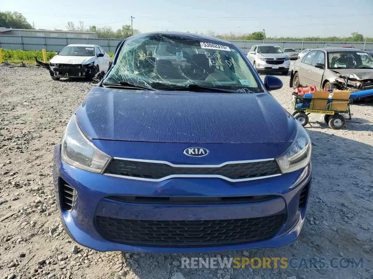 5 Photograph of a damaged car 3KPA24AB2KE251442 KIA RIO 2019