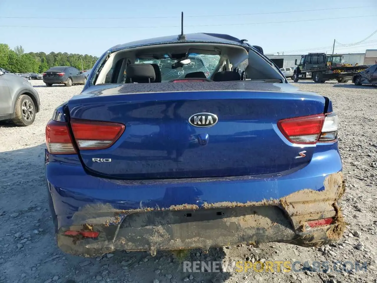 6 Photograph of a damaged car 3KPA24AB2KE251442 KIA RIO 2019