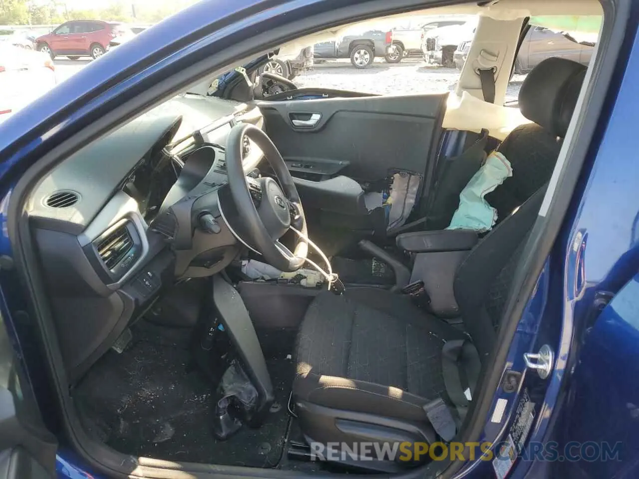 7 Photograph of a damaged car 3KPA24AB2KE251442 KIA RIO 2019