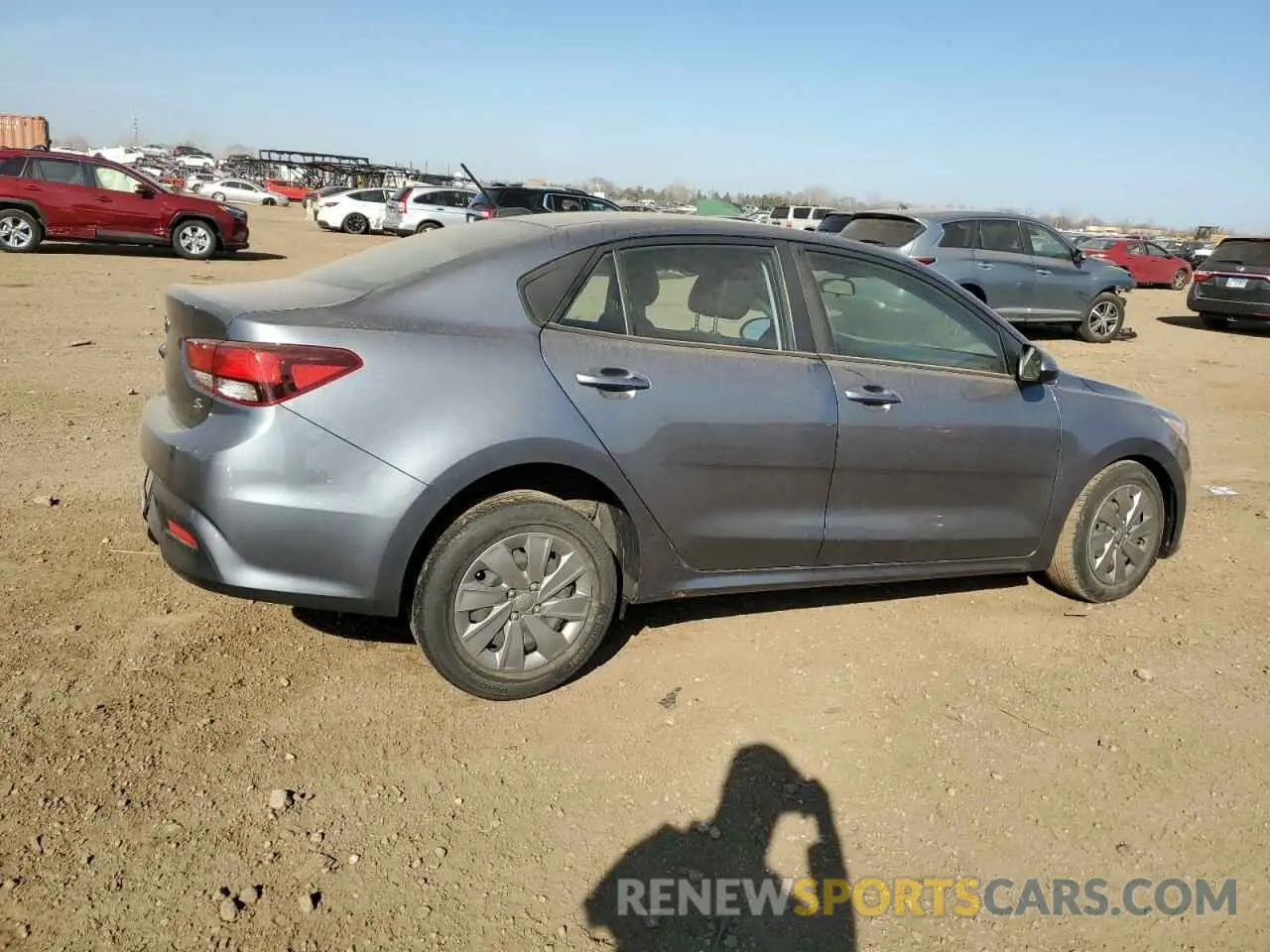 3 Photograph of a damaged car 3KPA24AB3KE202136 KIA RIO 2019