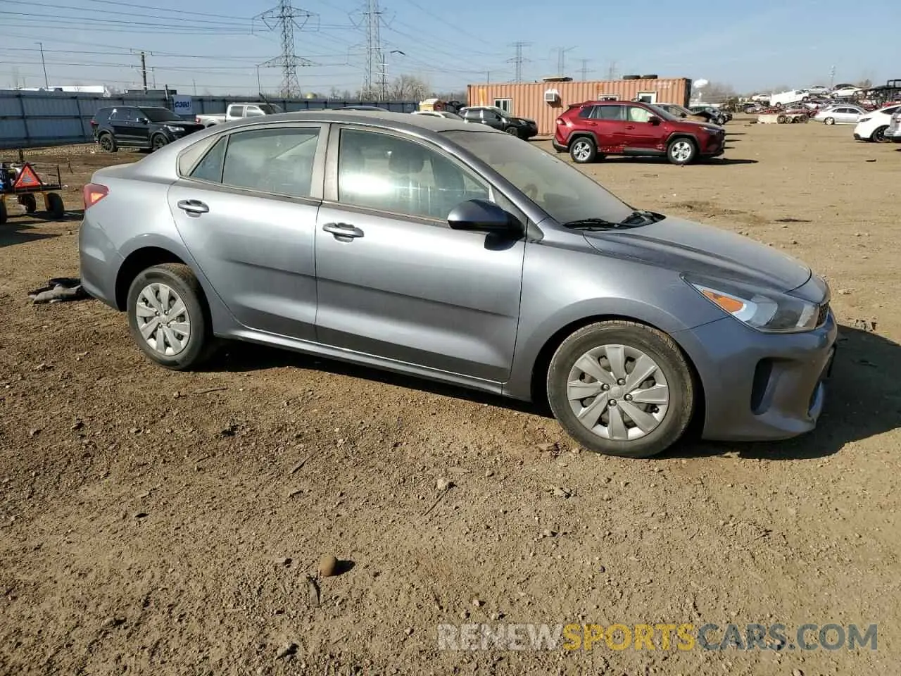 4 Photograph of a damaged car 3KPA24AB3KE202136 KIA RIO 2019