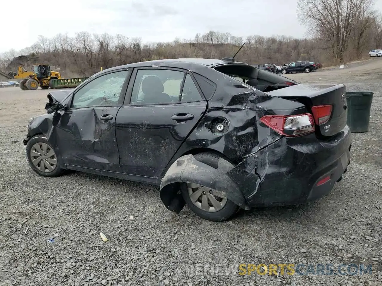 2 Photograph of a damaged car 3KPA24AB3KE204694 KIA RIO 2019