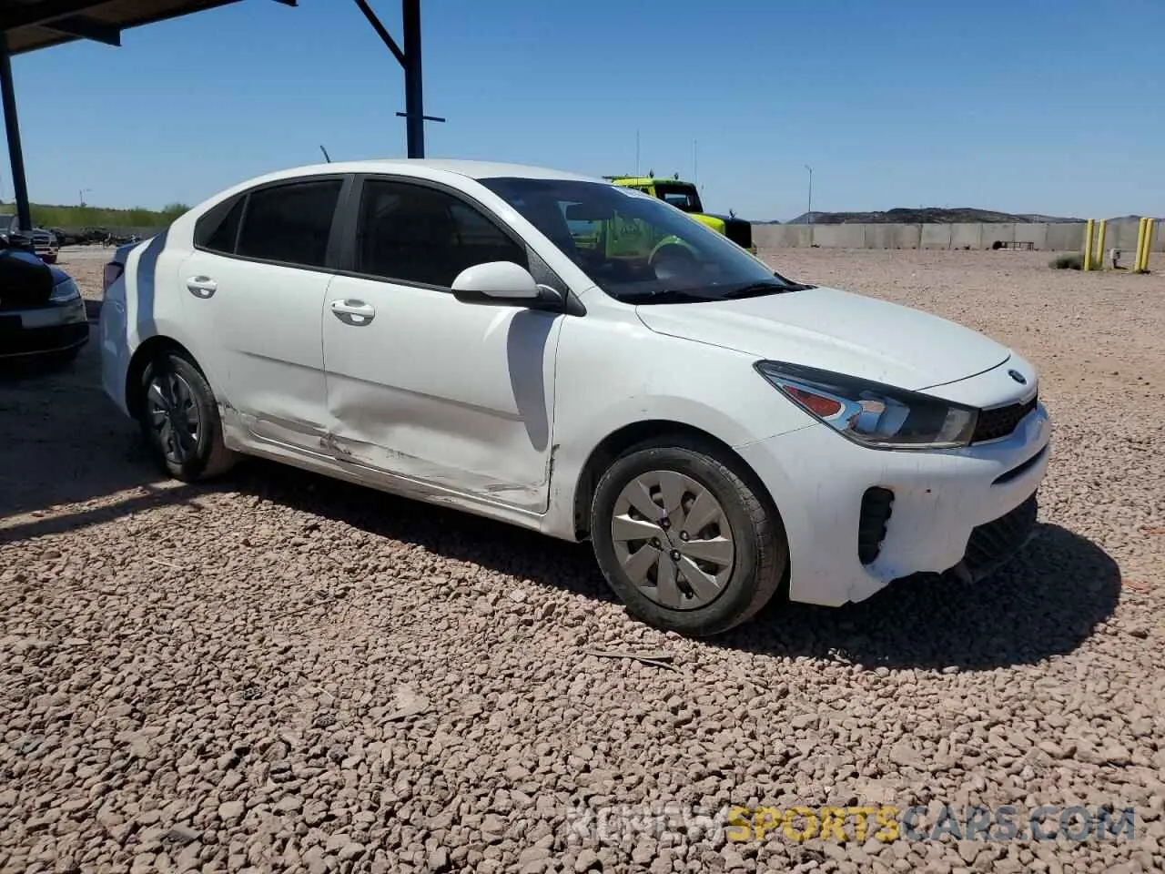 4 Photograph of a damaged car 3KPA24AB3KE247349 KIA RIO 2019
