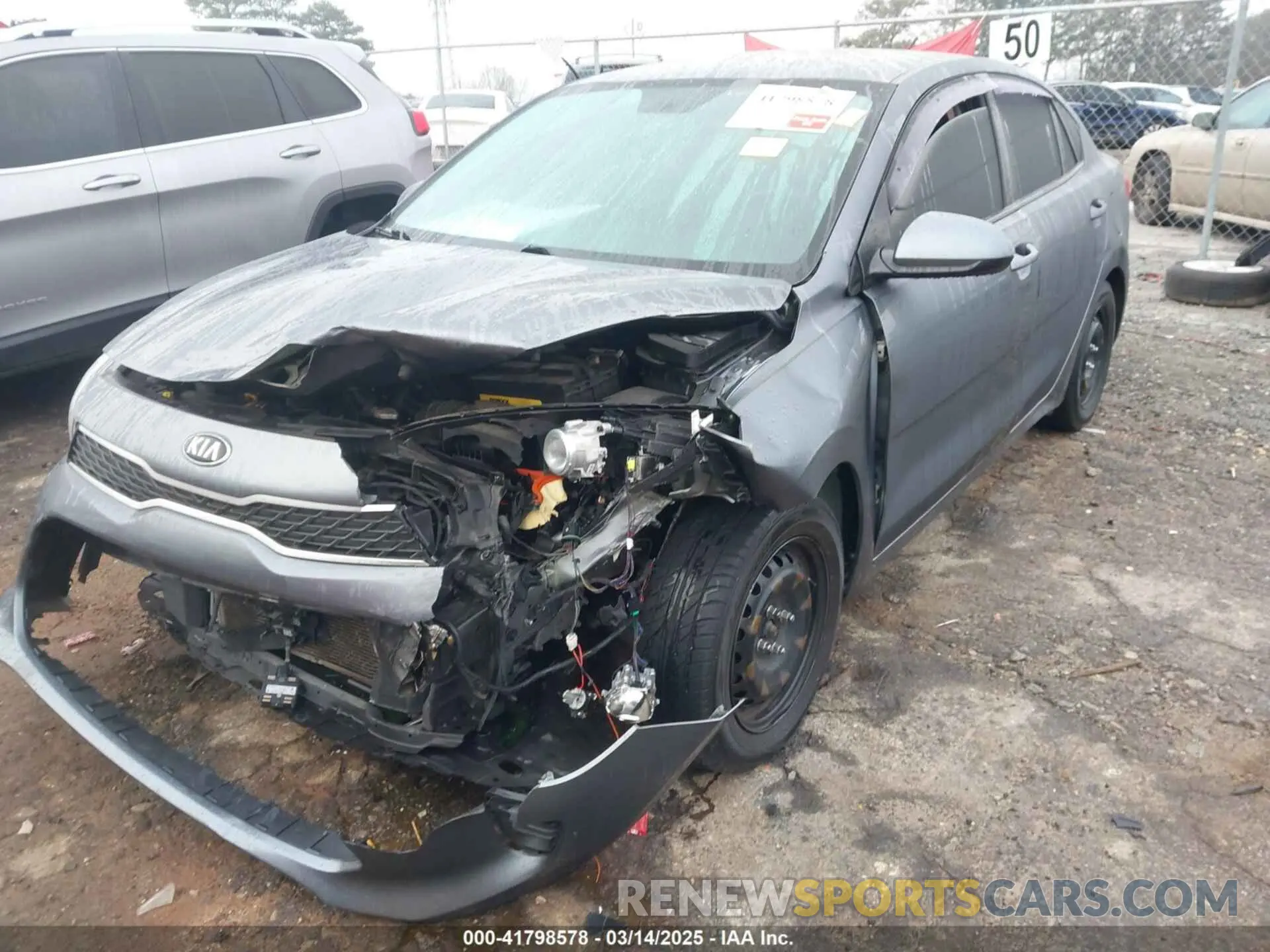 6 Photograph of a damaged car 3KPA24AB4KE177733 KIA RIO 2019