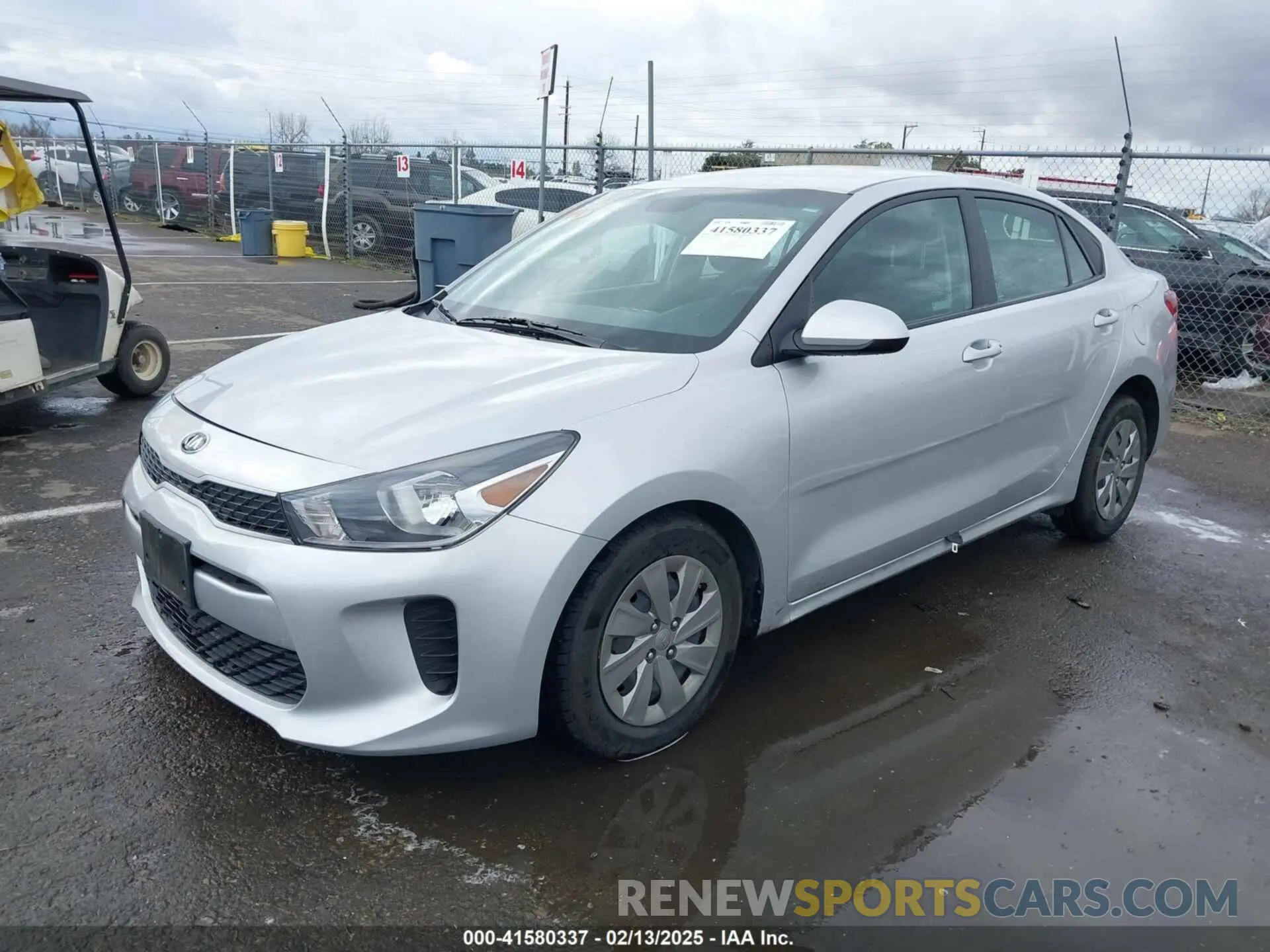 2 Photograph of a damaged car 3KPA24AB4KE184794 KIA RIO 2019