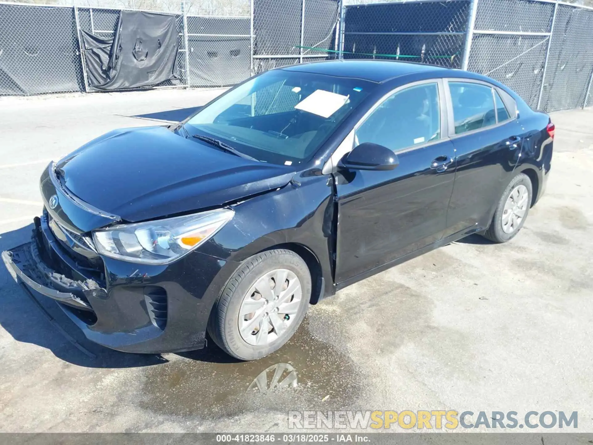 2 Photograph of a damaged car 3KPA24AB4KE200637 KIA RIO 2019