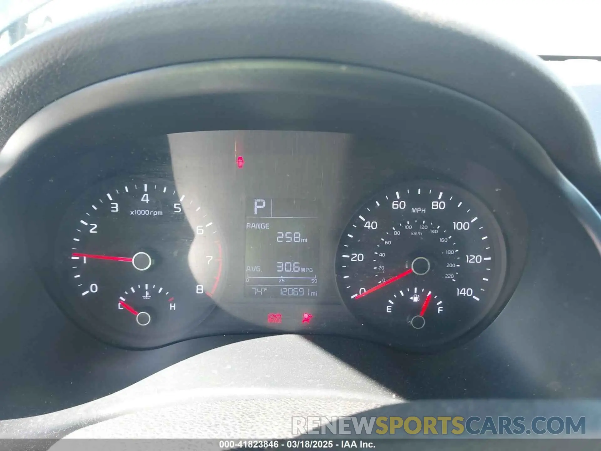 7 Photograph of a damaged car 3KPA24AB4KE200637 KIA RIO 2019