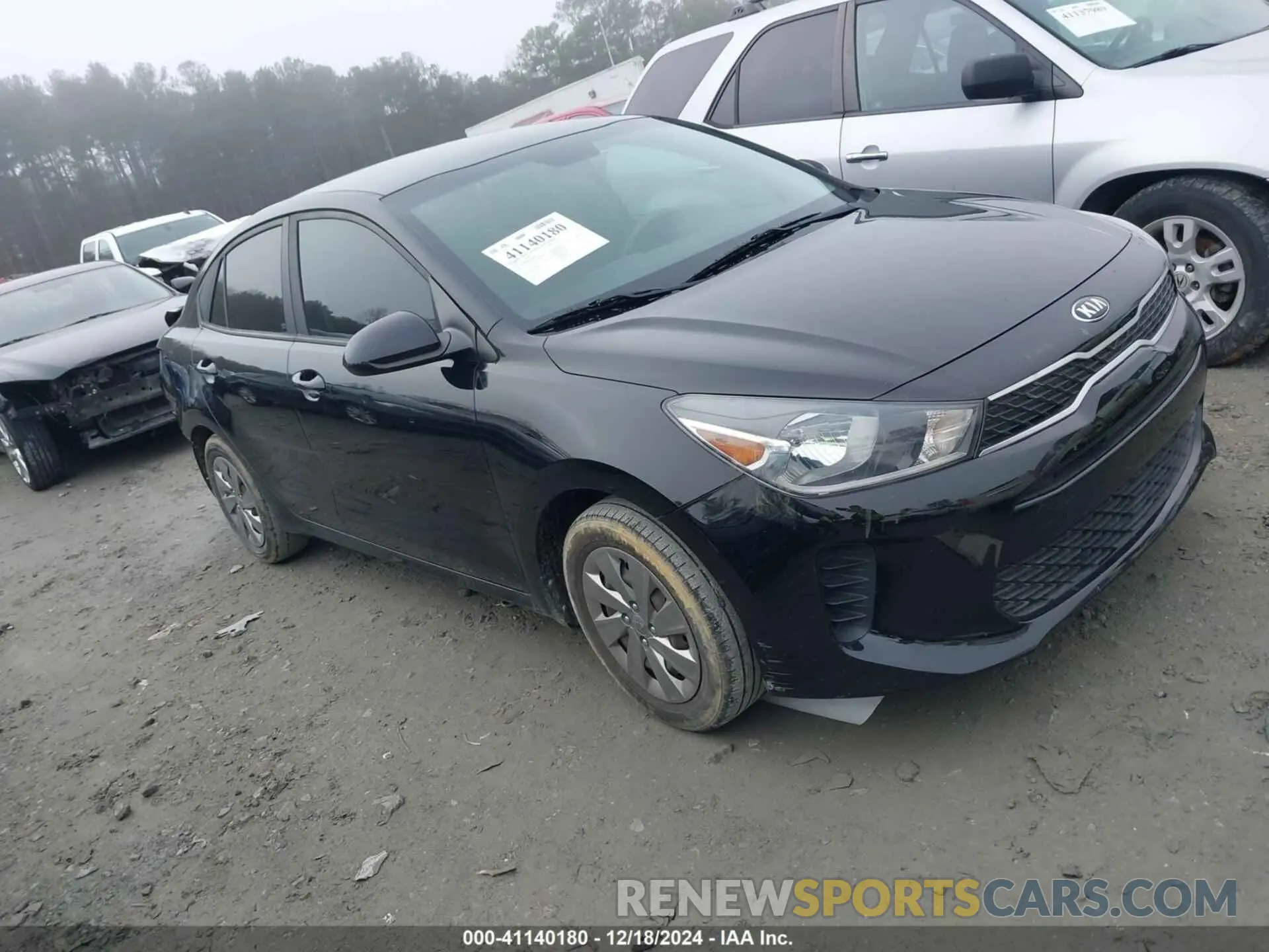 1 Photograph of a damaged car 3KPA24AB4KE209094 KIA RIO 2019